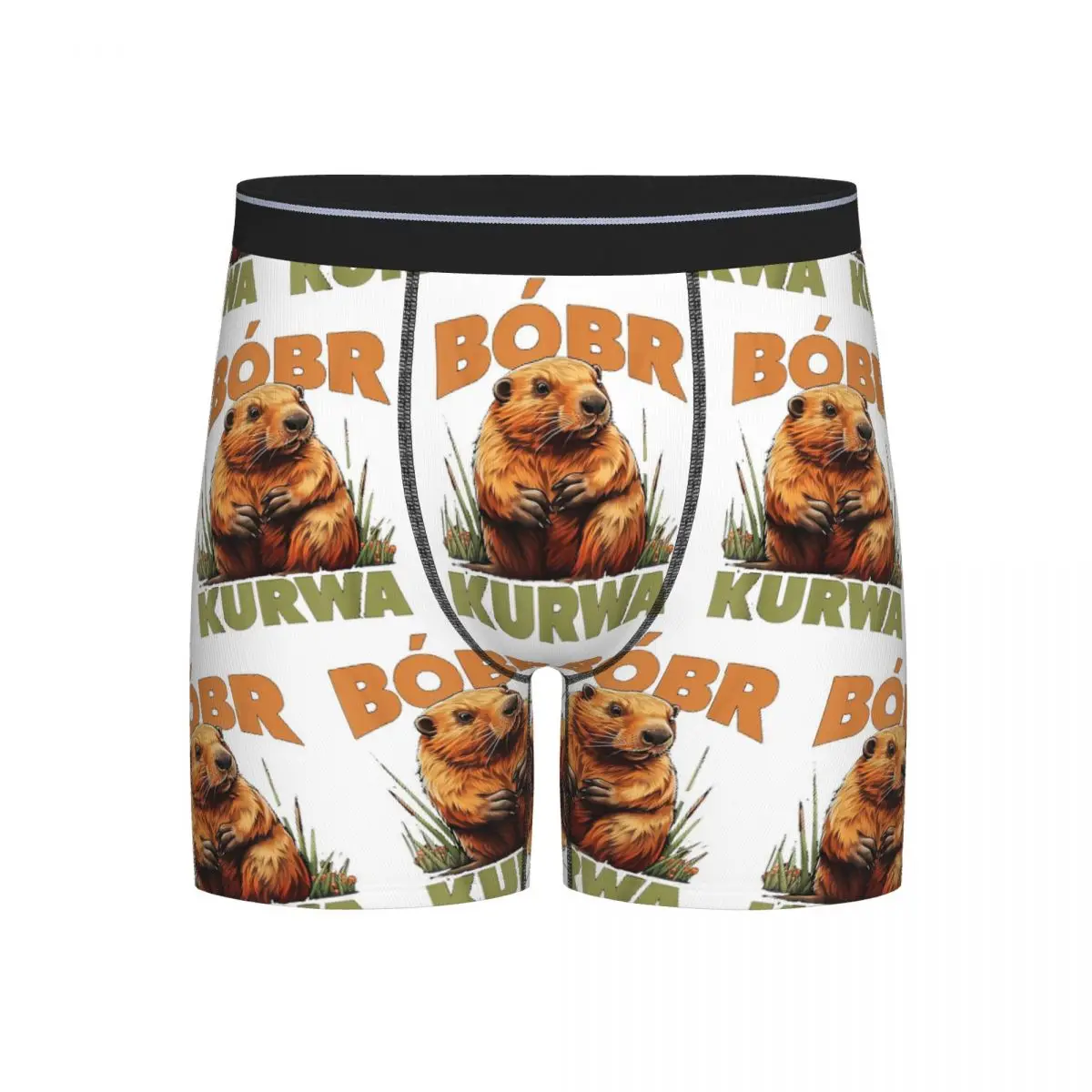 

Long Boxer Underpants Shorts Bober Bbr Beaver Panties Men Soft Underwear for Homme Man Boyfriend Gift