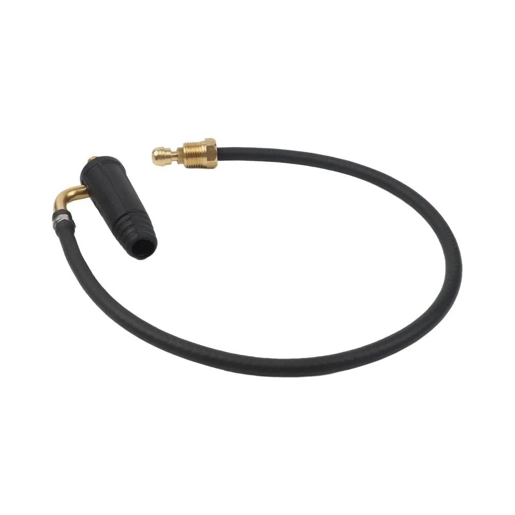 Solid Brass Connector Welding Cable Assembly 5 8-18 RH for male Fitting Minimal Welding Loss For 57Y01R Welding Cables