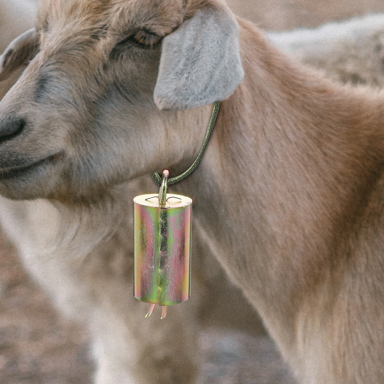 

1Pcs Vintage Grazing Bell for Farm Animals Cow Bell Anti-Theft Device Iron Construction Loud Sound for Long Range Animal
