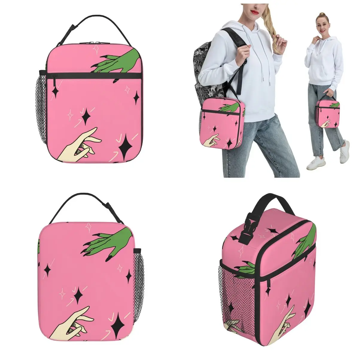 Insulated Lunch Bag Wicked Musical Movie Merch Lunch Container INS Trendy Cooler Thermal Bento Box For School