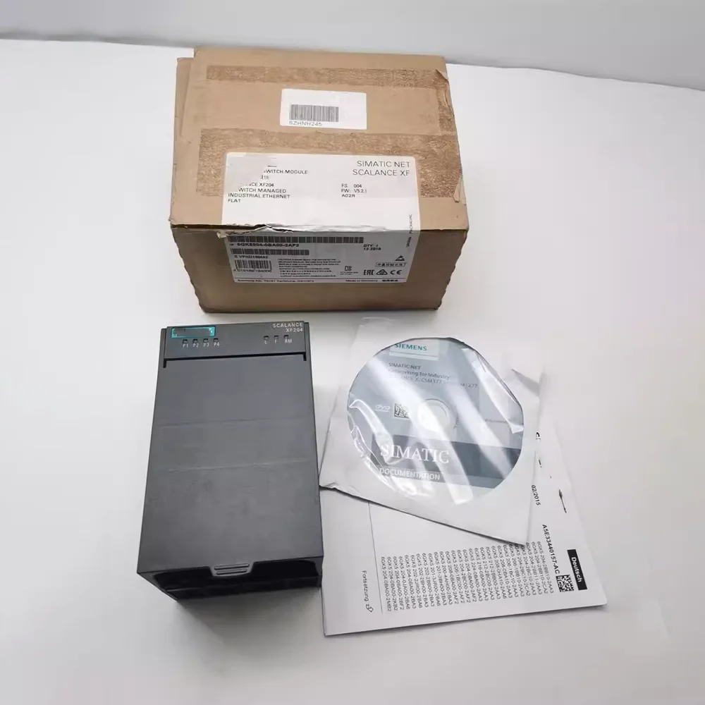 Asli untuk Siemens Industrial Ethernet Switch SCALANCE XF204 204