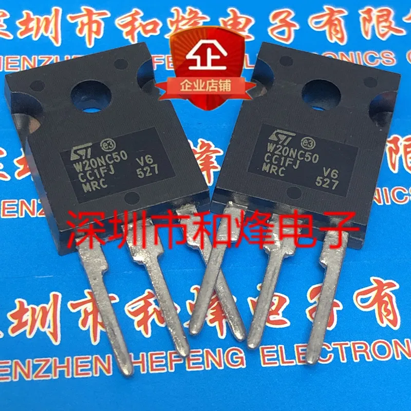 5 piezas-10 piezas STW20NC50 W20NC50 TO-247 500V 18.4A nuevo y ORIGINAL en STOCK
