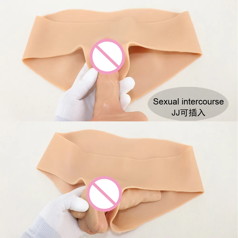 Fake Vagina Panties Transgender Cosplay Costumes Transformation Silicone  Panty Drag Queen Crossdresser