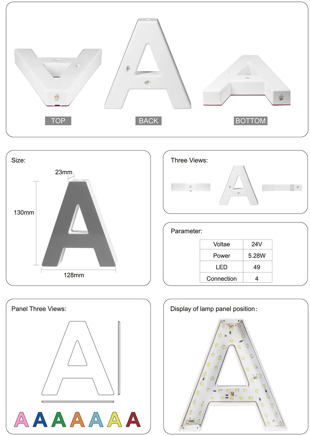 LED Multi Signs Bar Channel Letter with Tracks Advertising Lamp LED luminous character for Shop Store Business Track Lighting