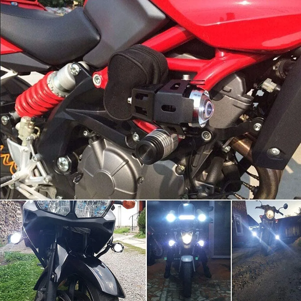 الذيل ضوء العالمي للدراجات النارية الأضواء ميجاموتو سكارفر داكار لسيارات BMW إندورو HP2 C600 F800 GS R1200 K1600 S1000 RR ADV SE LC