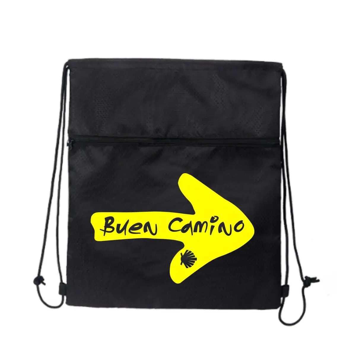 

Buen Camino Arrow Sign Park Stroll Сумка на молнии на шнурке: вмещает закуски и игрушки
