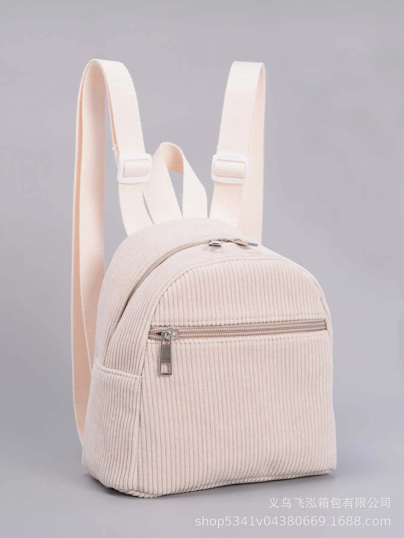 Grenzüberschreitender Bestseller-Rucksack Mini-Netz-Farbiger Mehrfarbiger Rucksack Modischer Cord-Rucksack Einfacher Lässiger Rucksack für Damen und Herren – Detail 22