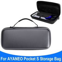 For AYANEO Pocket S Handheld Console Storage Bag Game Accessories EVA Travel Carrying Case Shockproof Anti-scratch Handbag