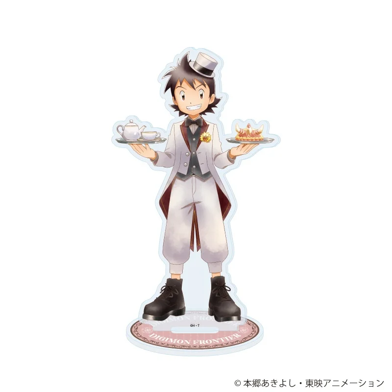 Digimon Frontier ANIME 15CM Acrylic Stand Model Figure Cosplay Plate Holder Topper Birthday Fans Christmas Desk Keychain