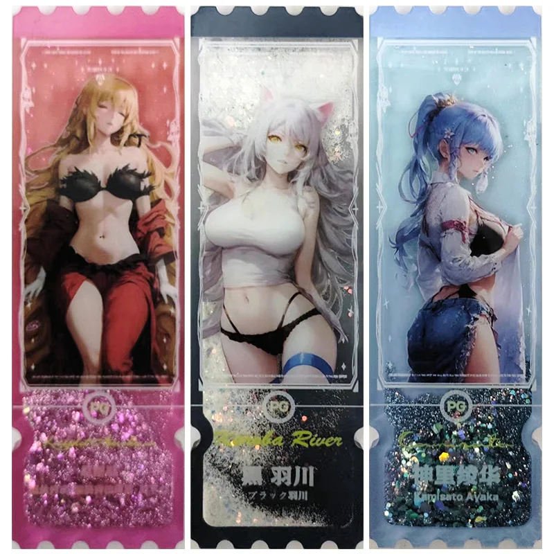 Anime Goddess Story Rare LS PG Quicksand Refraction Flashcards Yae Miko Beelzebul Toys for boys Collectible Cards Birthday Gifts