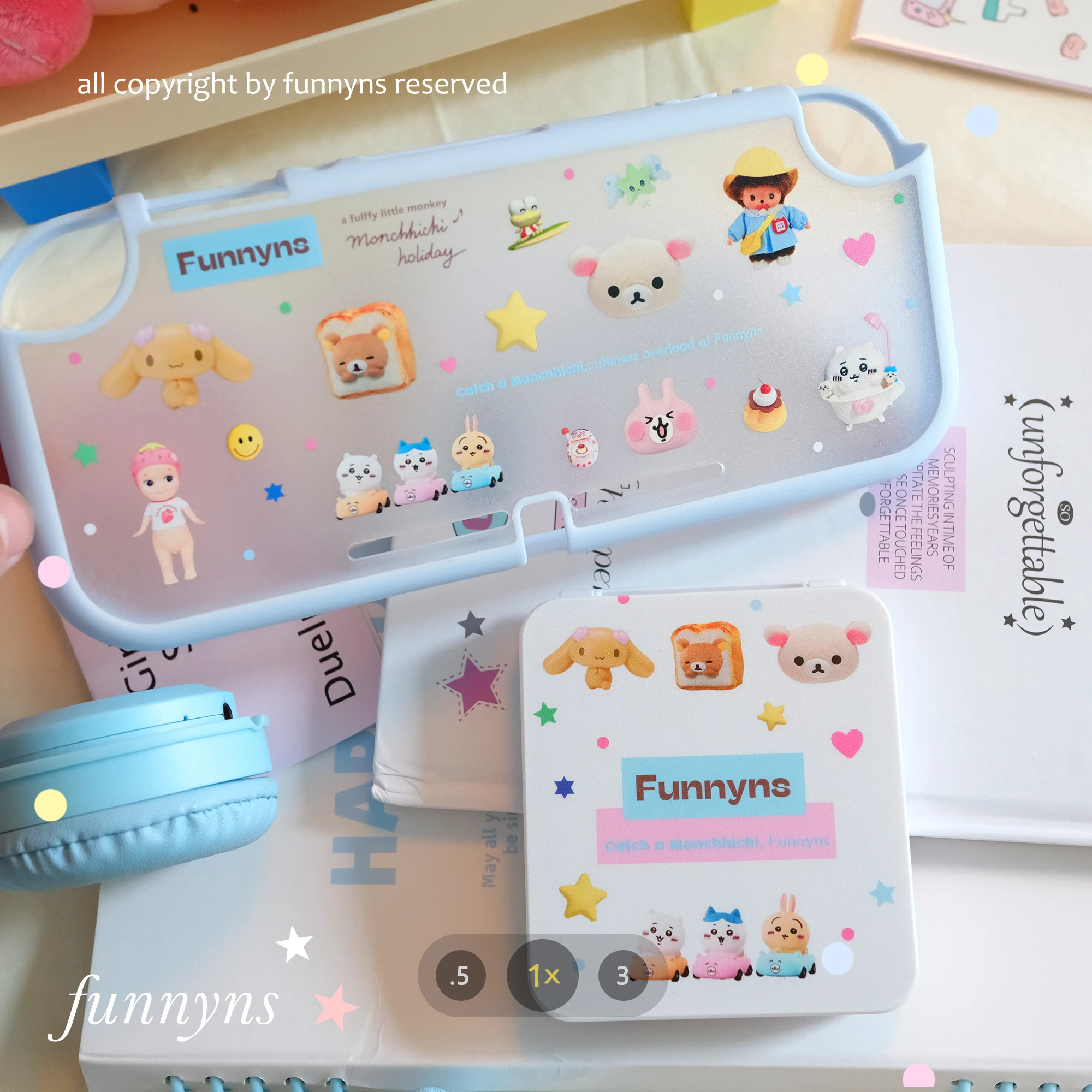 [متوفر] لطيف Rilakkuma الكرتون مخصص واقية قذيفة Switcholed هارد شل Ns واقية قذيفة أنيمي الطرفية لعبة هدية
