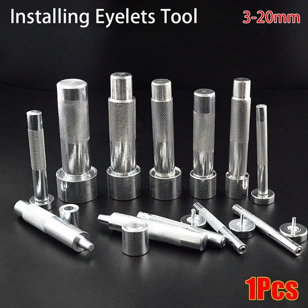 

1Pcs Handmade Installing Eyelets Tool DIY Accessories Metal Leather Eyelets Mold 3-20mm Carbon Steel Grommet Installation Tool