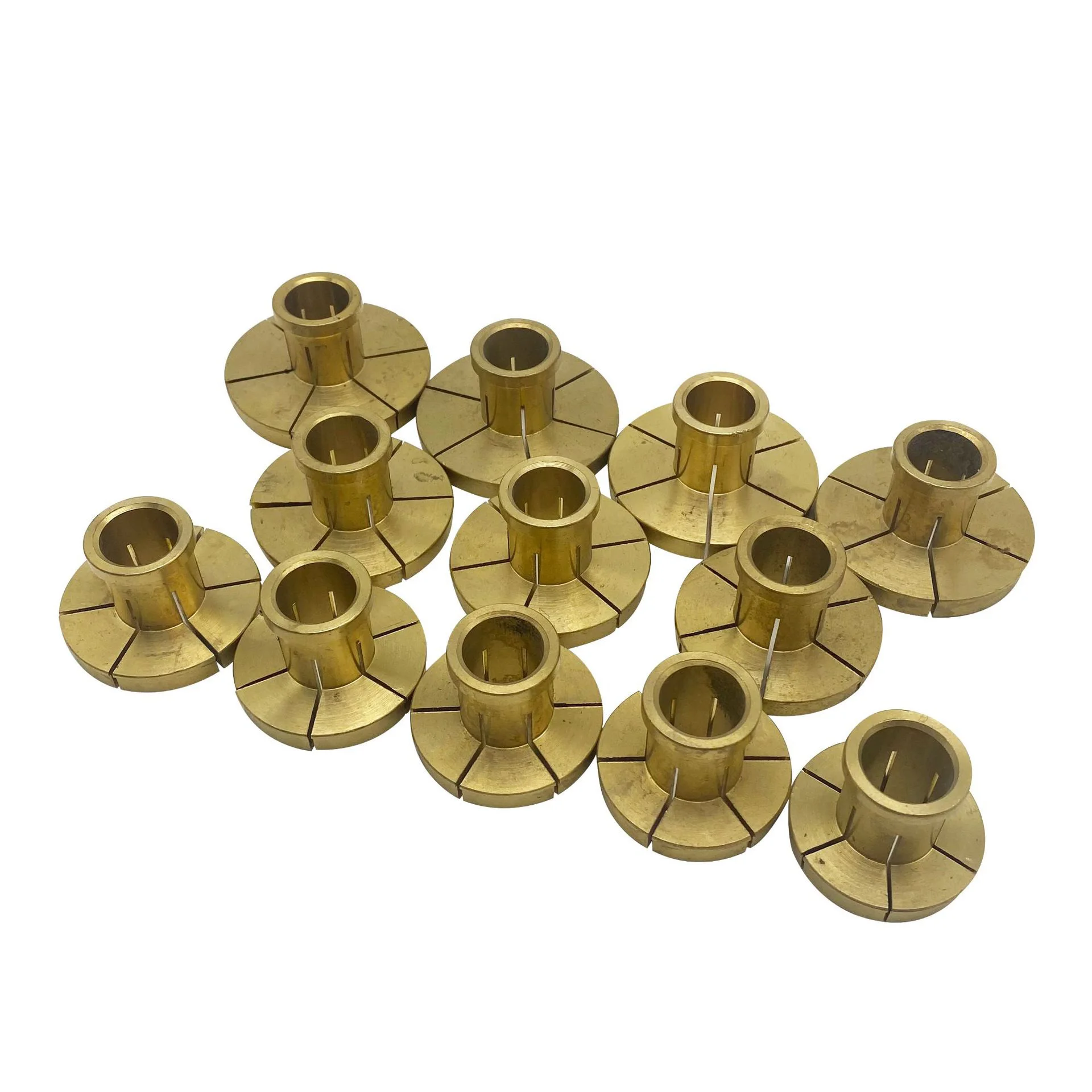 45-67mm 12PCS Copper Ring Bracelet Expanding Collet Sleeve With Bearing, Jewelry Flower Carving Machine Parts