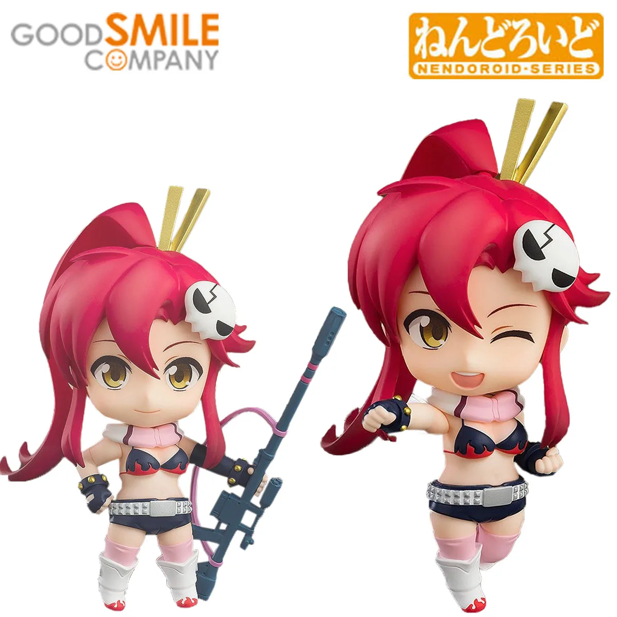 شركة Good Smile الأصلية بنسبة 100% Nendoroid ( # 2530) سلسلة مجموعة شخصيات الحركة Tengen Toppa Gurren-Lagann Yoko Littner 2.0