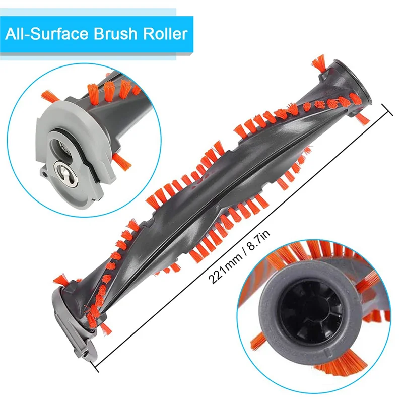 

ABLN-Replacement Parts Roller Brush HEPA Filters Compatible For Shark NV800 NV801 Upright Vacuum Cleaner Accessories