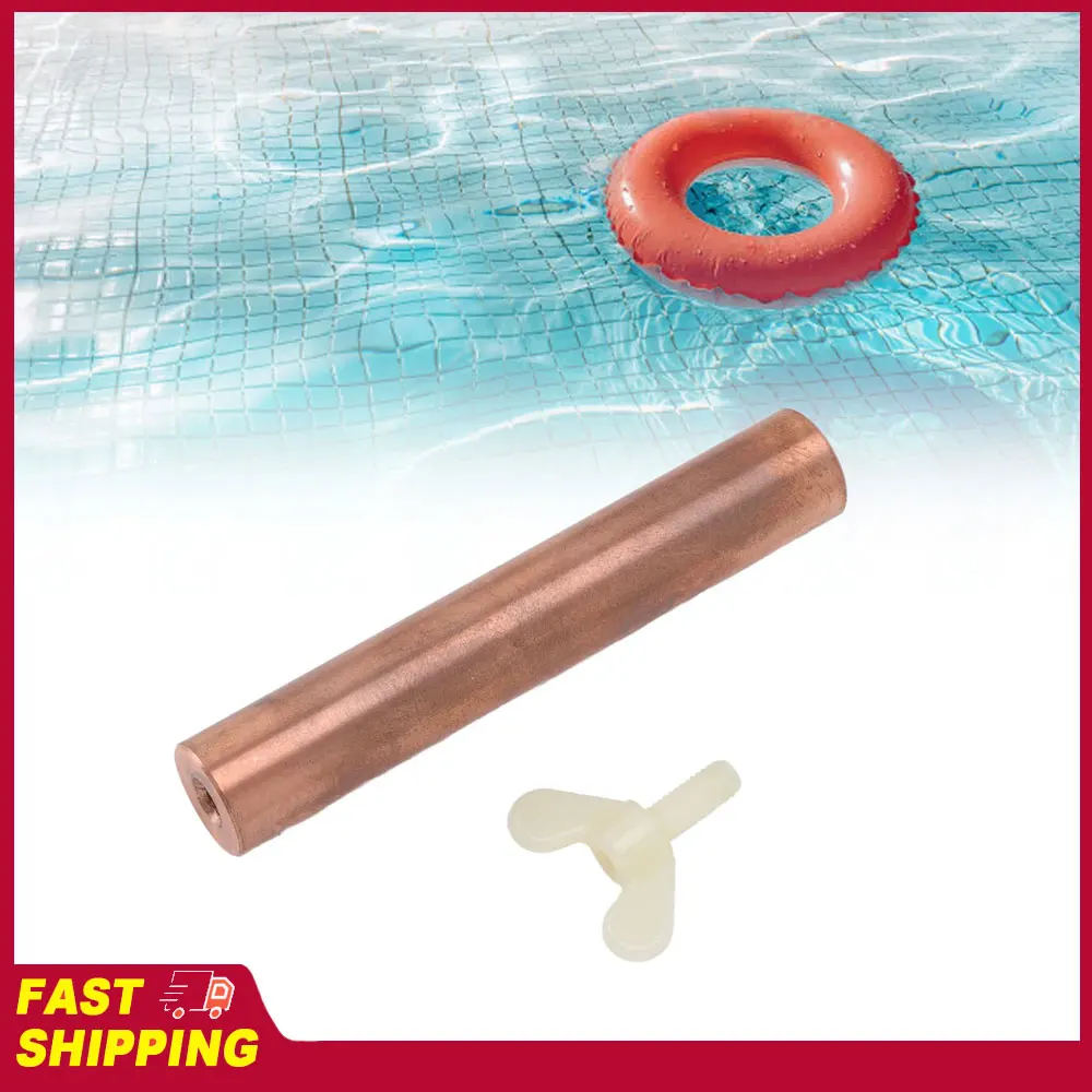 Anode en cuivre solaire de remplacement haute efficacité pour ioniseur de piscine Sun Shock, tige d'anode en cuivre solaire, anode solaire de remplacement