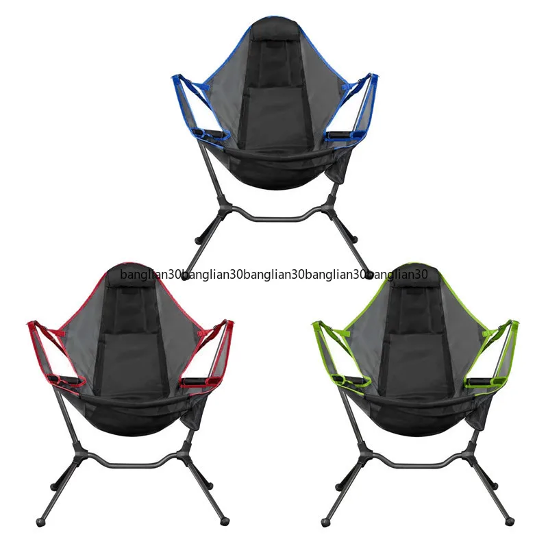 Camping Rocking  Park Swing Chair Leisure Beach  Family Hammock Folding  Outdoor Beach Chair Lunch Break Lounger