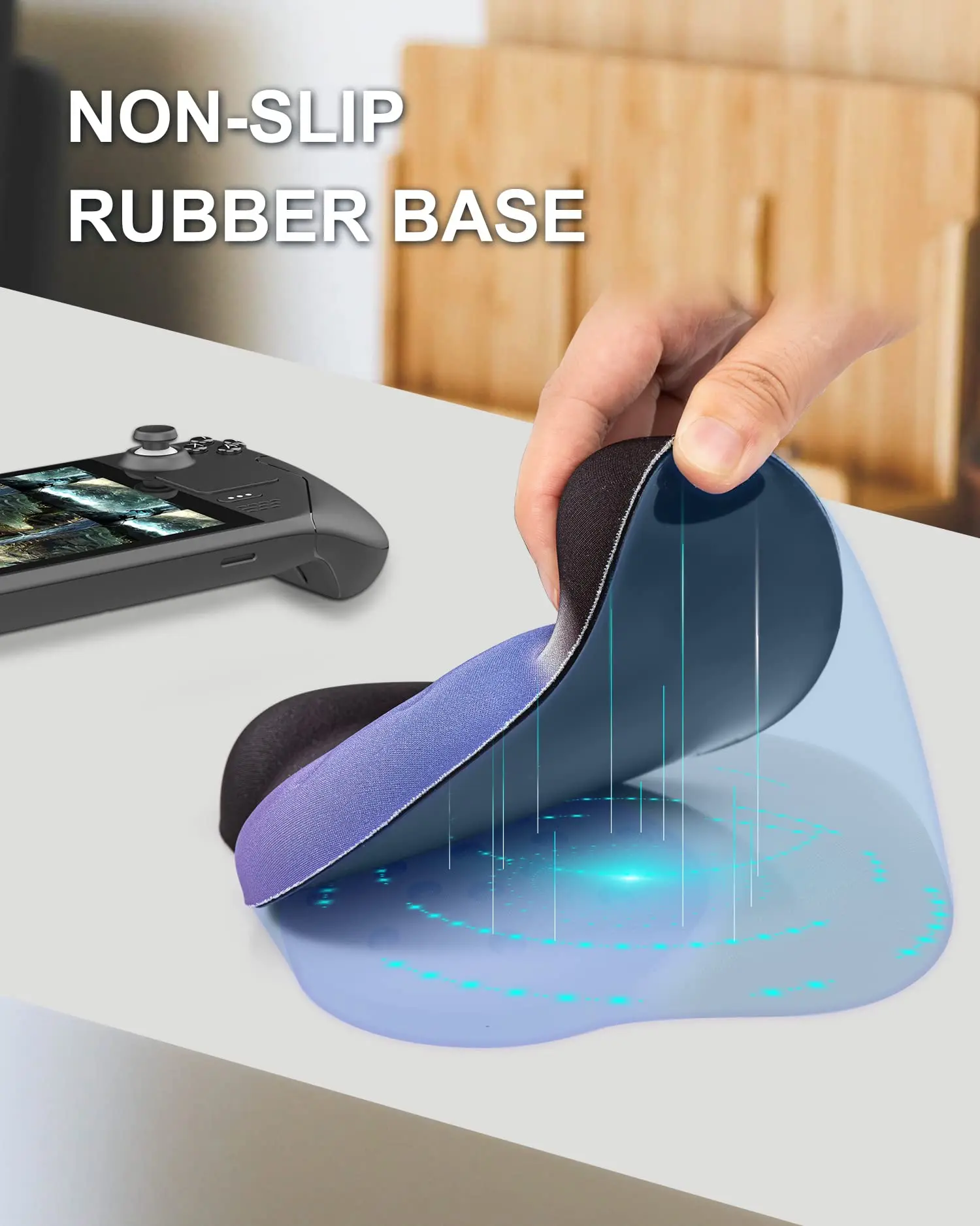 ไอน้ำ Deck Pad Rest Pad Gaming Pad ข้อมือสำหรับไอน้ำ Deck สวิทช์คอนโซลทนทานสบายปวด Relief อุปกรณ์เสริม