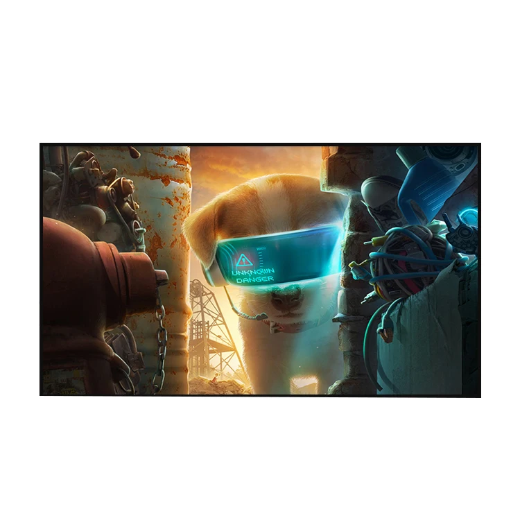 150 Inci CLR T-prisma Layar Bingkai Tetap Ultra Tipis untuk TV Laser Proyeksi UST