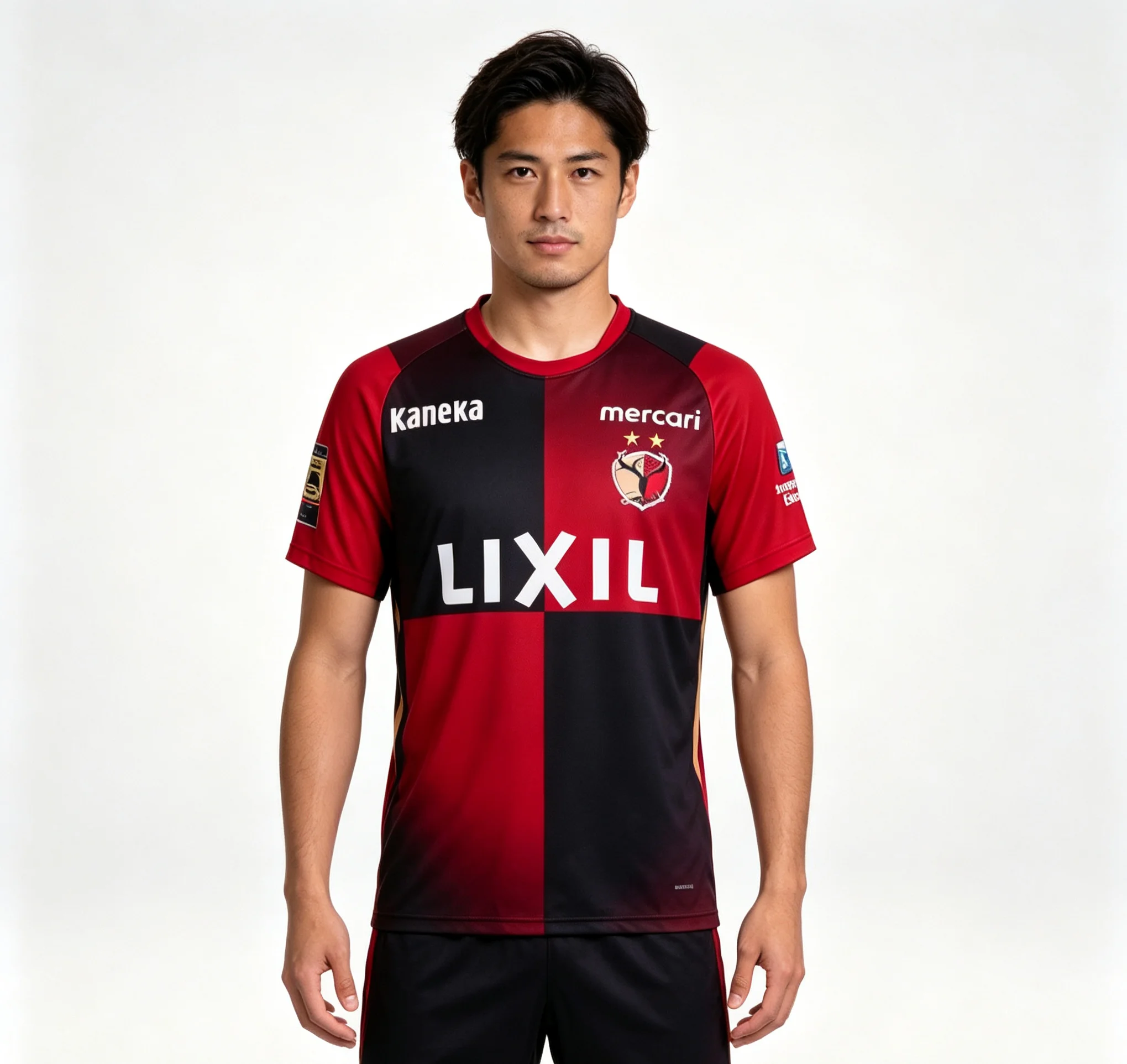 26-27 Breathable 3D Print Adult Kashima Antlers Home Football Jersey Men Women Sports Quick-Drying Soccer Family Jerseys T-shirt