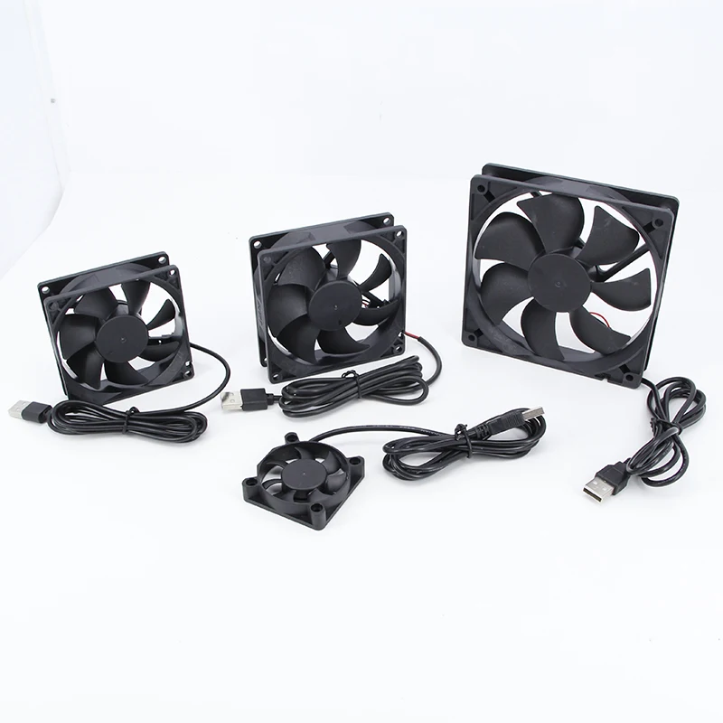 5V Brushless Cooling Fan USB Ventiliator Computer Case Cooler Oil-impregnated PBT CPU Radiator USB Fan PC USB Gadgets
