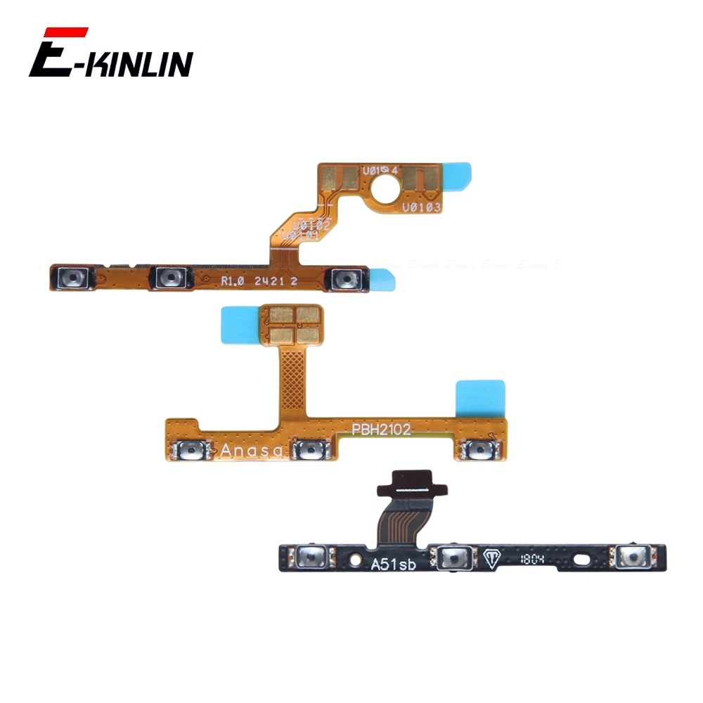 Cabo Flex de Controle de Volume e Botão Liga/Desliga (Mute) para Asus Zenfone 12 11 Ultra 8 8Z 6 6Z 5 5Z 4 Selfie Lite