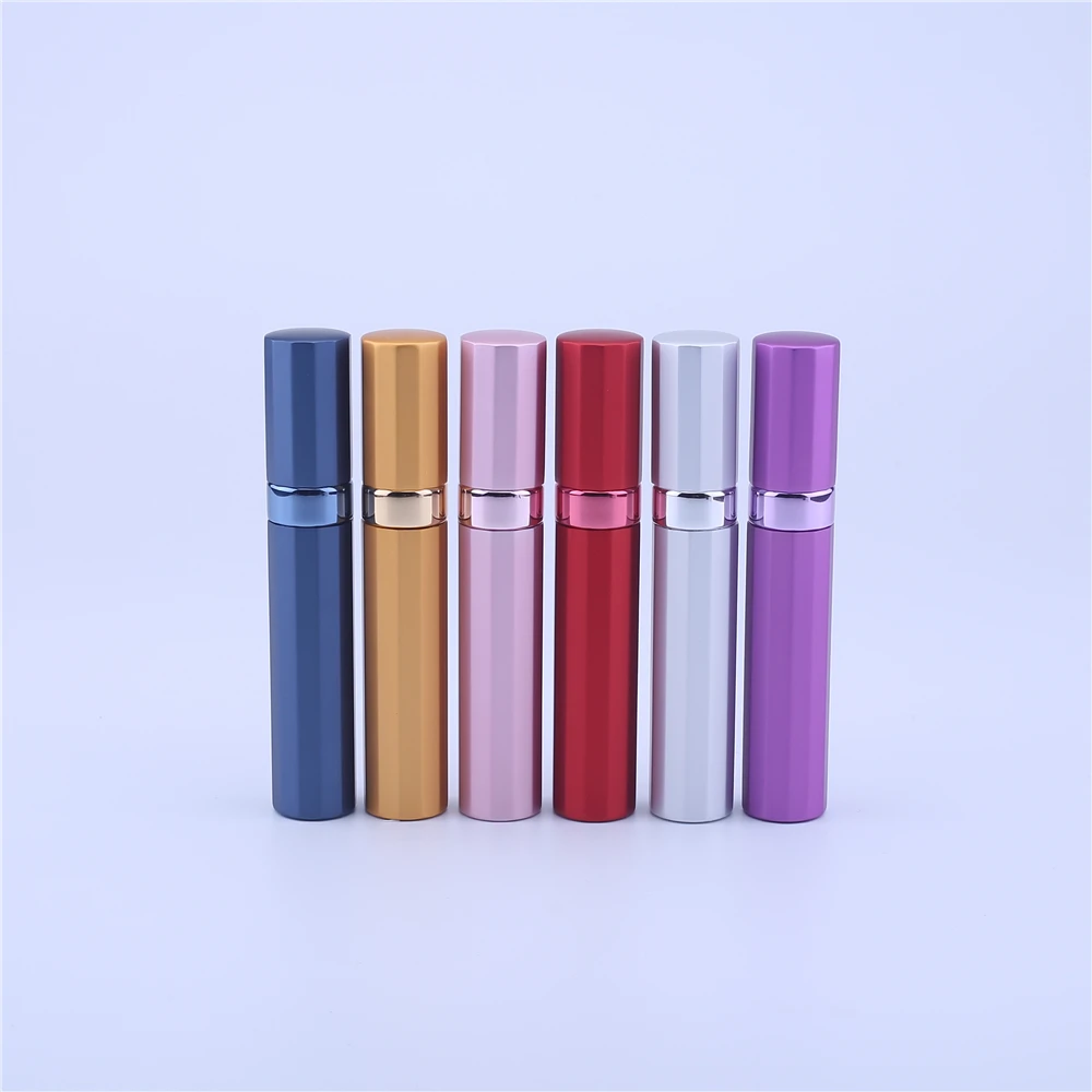 100Pcs 8ML Portable Refillable Perfume Bottle With Spray Scent Pump Empty Cosmetic Containers Atomizer Bottle For Travel Tool