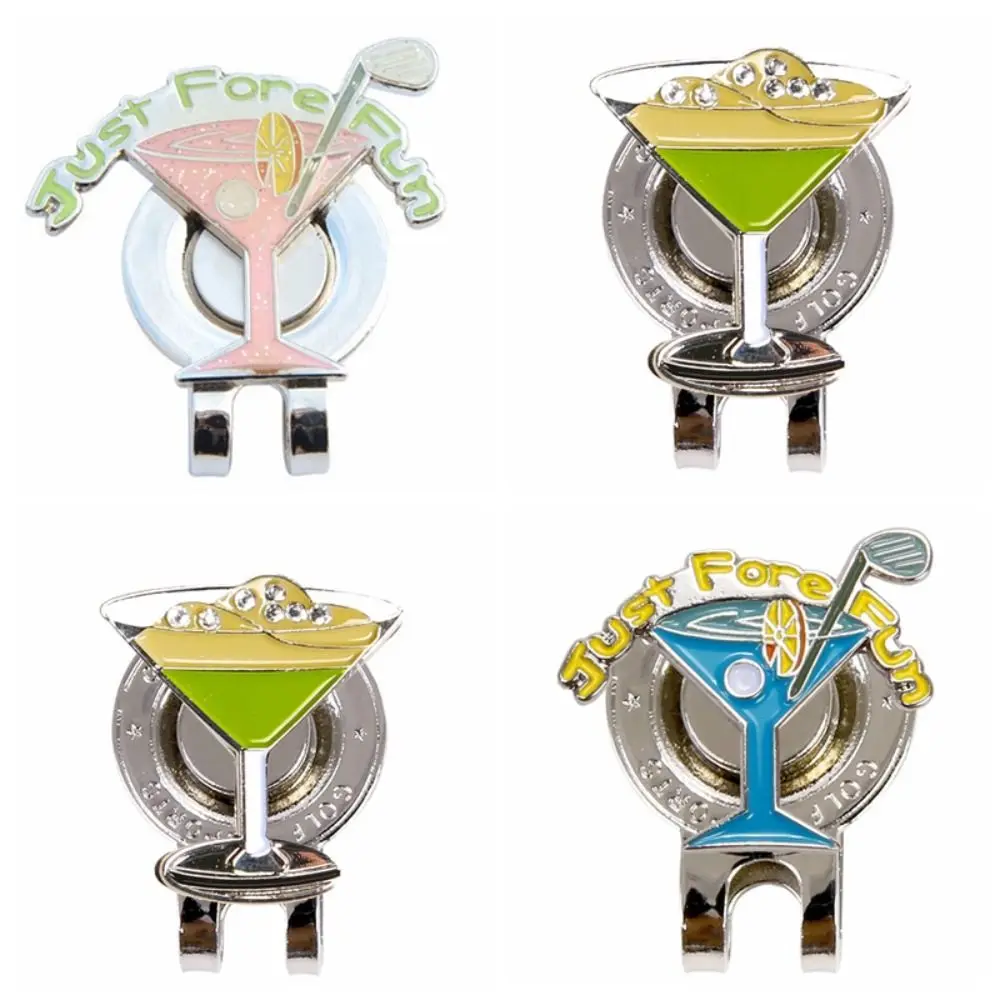 Accesorios de Golf marcador de pelota Clip para sombrero de Golf marcador de Metal marca de Golf extraíble aleación Clip magnético único para sombrero regalo para niños