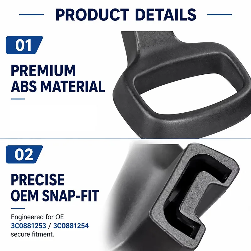 3C0881253 3C0881254 Seat Adjustment Knob Handle Lever Fit for Golf 6 7 Tiguan 5N  Octavia Fabia Superb Yeti