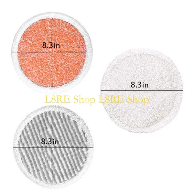 

L8RE 6x Steam Mop Pads for Bissell Spinwave 2039A 2124 Microfiber Pads for Hard Floo