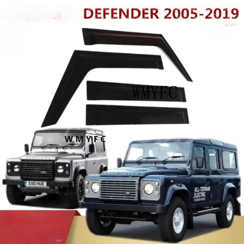 

Side Window Deflector Fit For Land Rover Defender 2005-2019 Weather Shields Window Visors Sun Rain Guards Car accessories