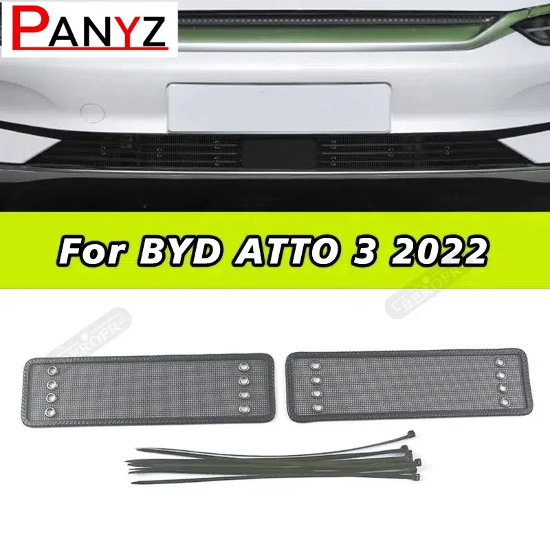 

For BYD ATTO 3 2022 Car Accessories Front Grille Insert Net Anti-insect Dust Garbage Proof Inner Cover Net