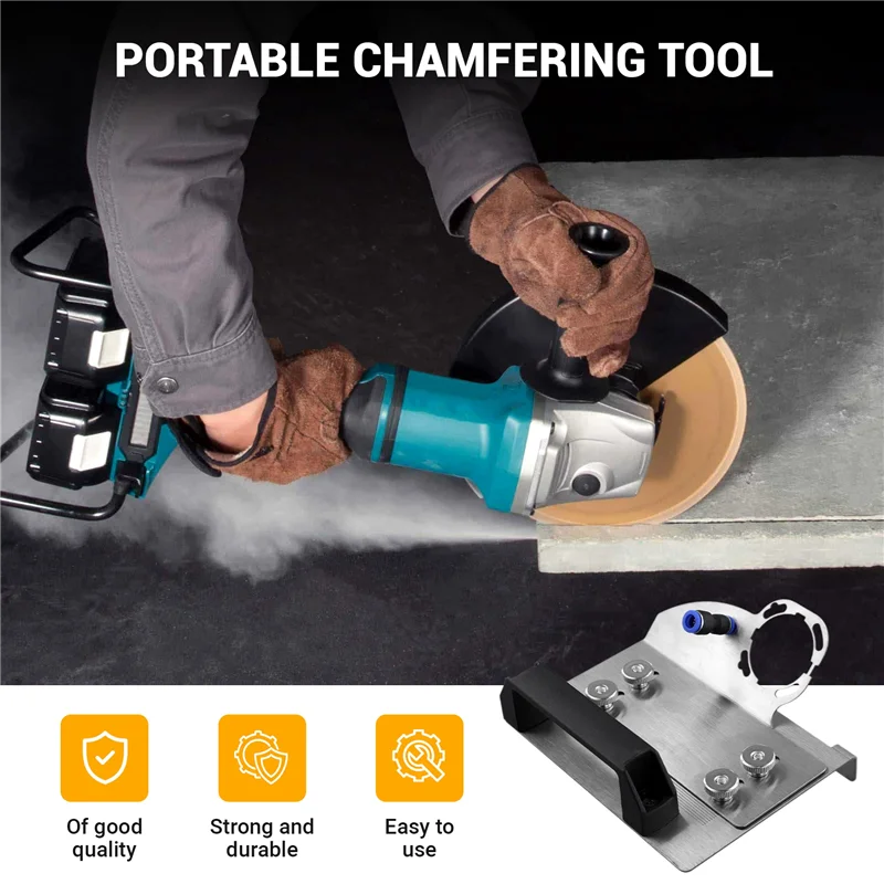 

Classy-100 Type Angle Grinder Tile Chamfering Frame New 45 Degree Water Pipe Dust Removal Portable Chamfering Tool