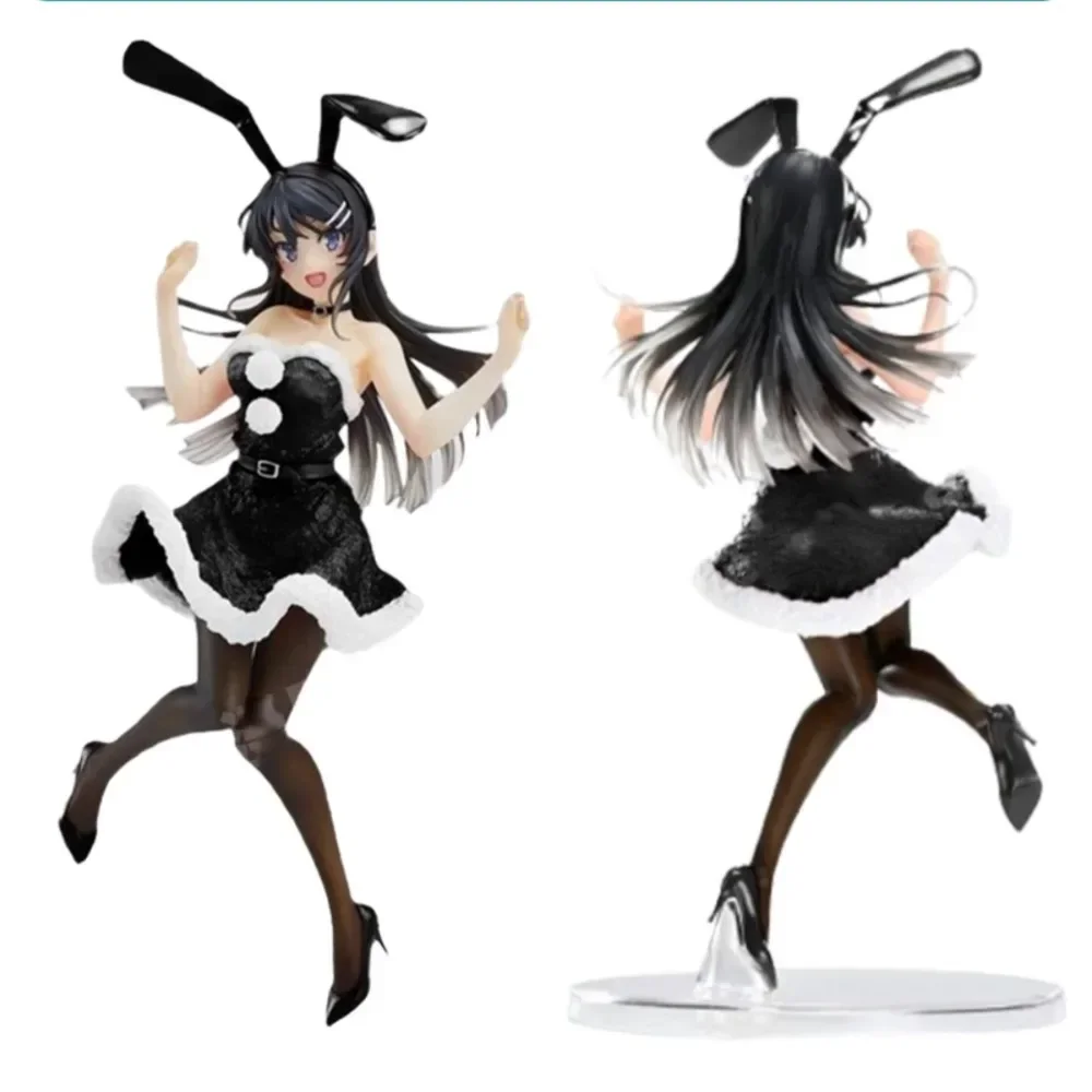 Originele 15/20 Cm Taito AMP Kunstenaar Schurk Sakurajima Mai Bunny Girl Action Figure Model Droomt Niet Zitpositie leuke Speelgoed