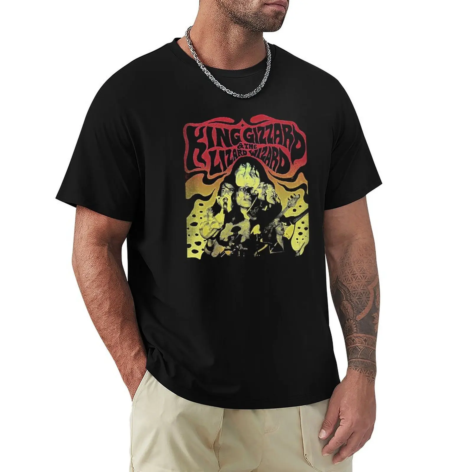 King Gizzard and the Lizard Wizard T-Shirt sweat football t shirt blanks slim fit t shirts for men