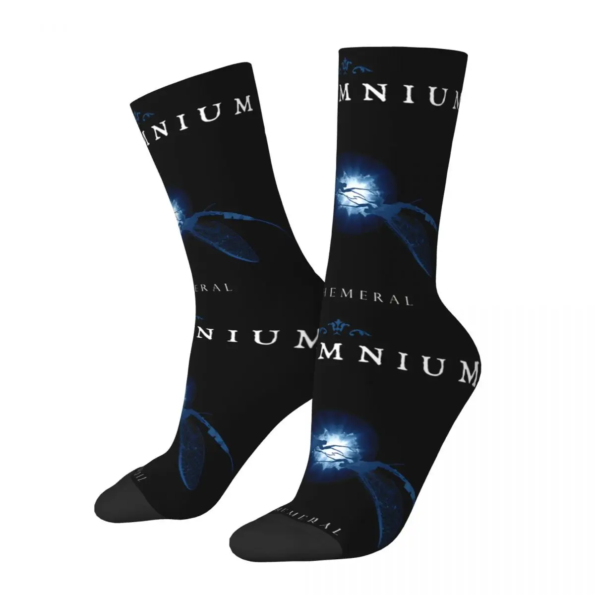 

Retro Music Men's compression Socks Unisex Insomnium Harajuku Seamless Printed Novelty Crew Sock