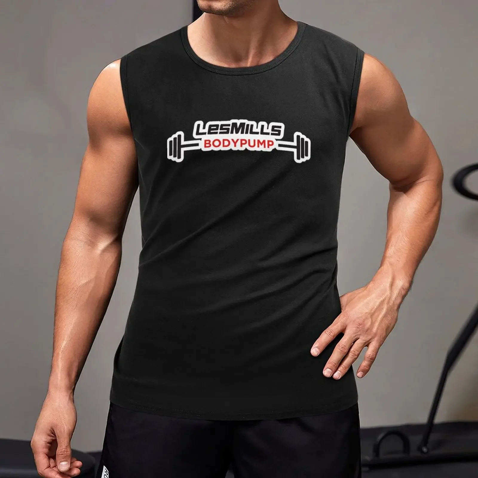 New Lesmills bodypump Tank Top Men's t shirt best selling products clothes for men summer Man sleeveless shirt