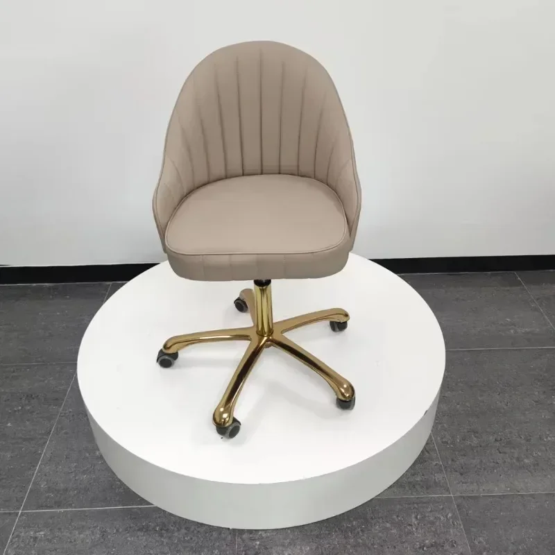 أثاث صالون التجميل ارتفاع قابل للتعديل كرسي فني باديكير البراز مع مسند الظهر