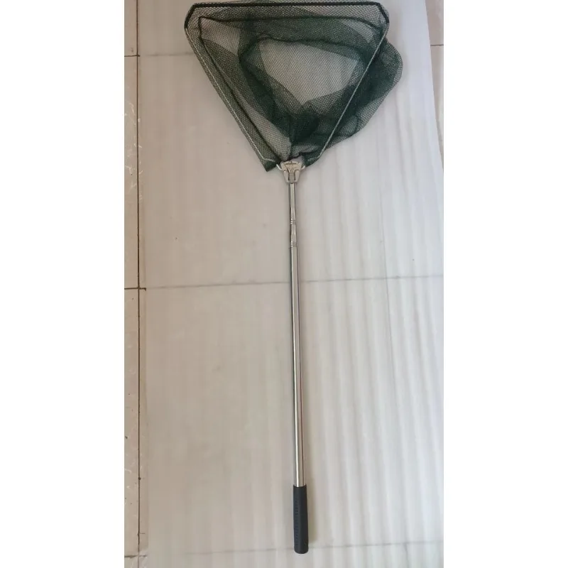 210cm Portable Folding Fishing Net Landing Net Mesh Folding Fishing Scoop Telescoping Pole Handle Tank Accessories