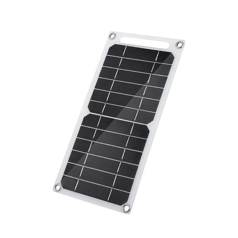 35W Solar Panel With USB Waterproof Outdoor Hiking And Camping Portable Battery Mobile Phone Charging Bank Charging Panel 6.8V