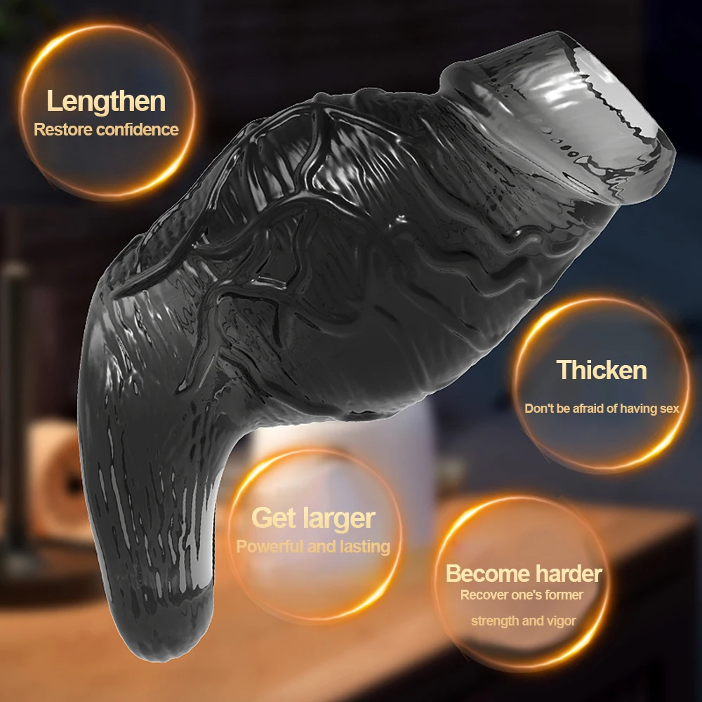 ذكر خاتم الديك قابلة لإعادة الاستخدام القضيب كم تأخير القذف أقوى الانتصاب القضيب موسع البروستاتا تدليك الجنس لعب للرجال الكبار #3