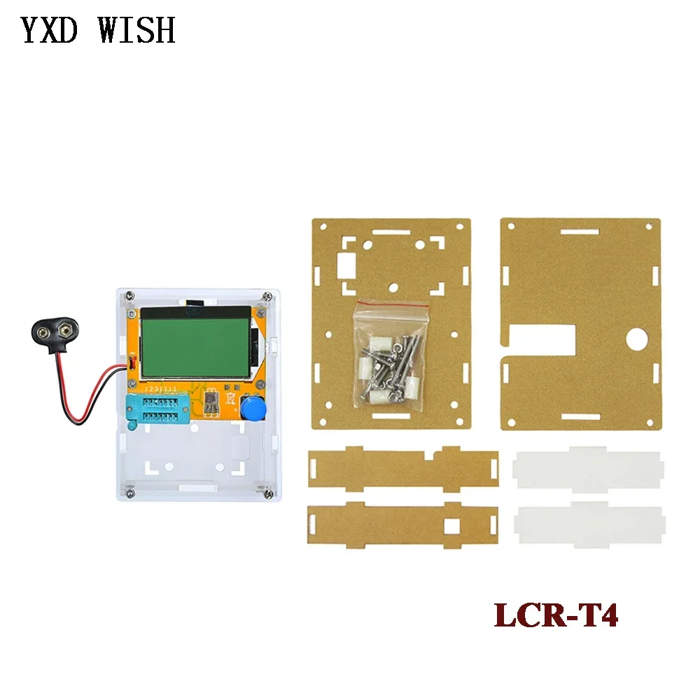 LCR-T4 ESR Meter Transistor Tester Diode Triode Capacitance SCR Inductance Transistor Tester LCRT4