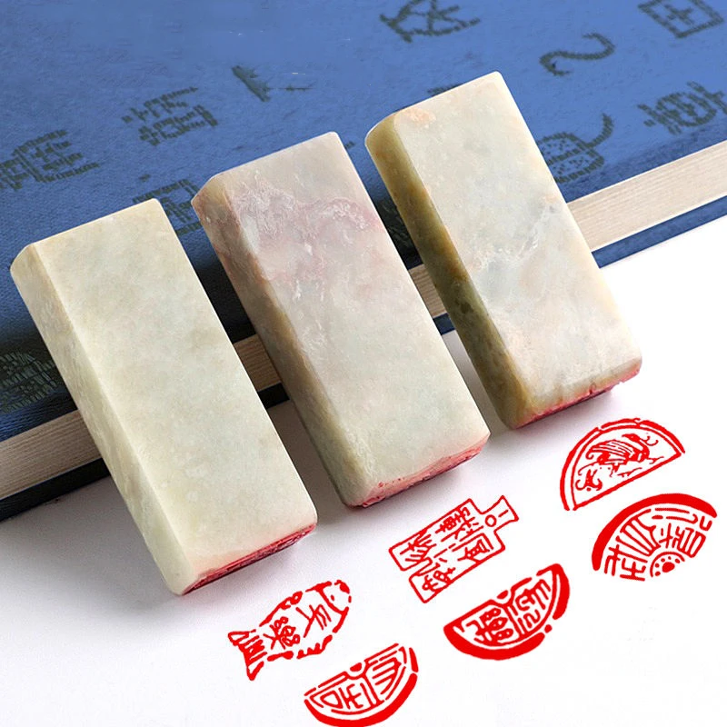 

Calligraphy Finished Seals Qingtian Stone carved Stamps Chinese Painting Engraving Seal Stamps Artist Finished Stamps Art Supply