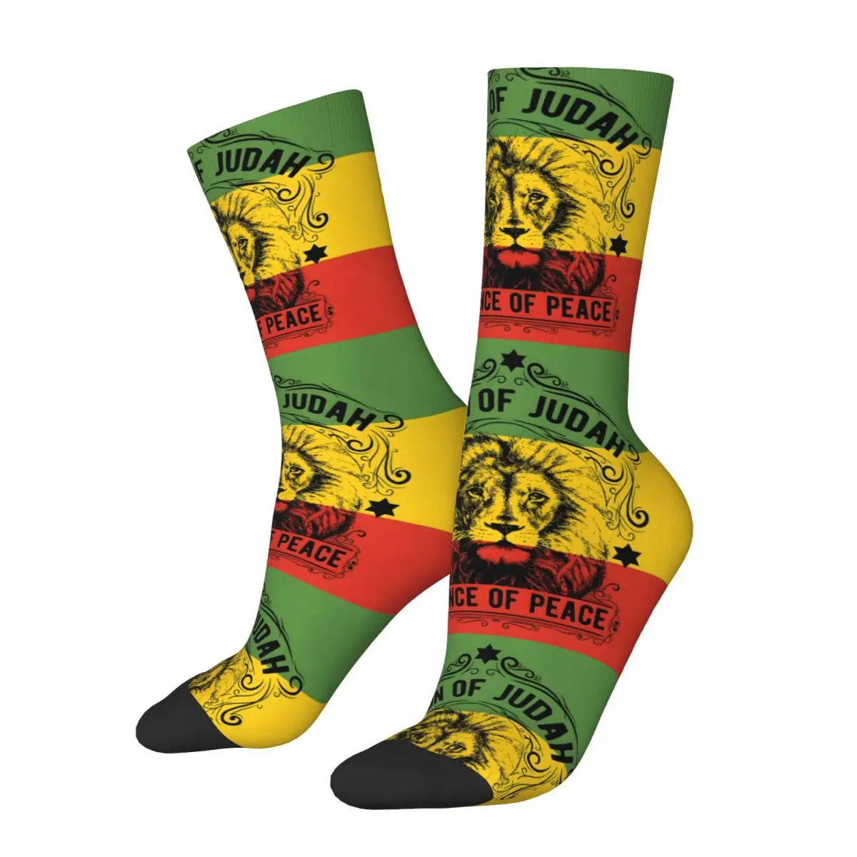 Rastafarian Rasta Lion Of Judah Socks Male Mens Women Winter Stockings Hip Hop