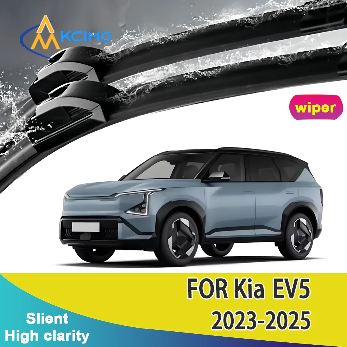 

2PCS New Front Windshield Wiper Blade for Kia EV5 OV 2023-2025 Front Windshield Auto Wipers Blade Accessories 2025 2024 2023
