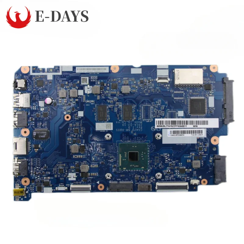 

For Lenovo IdeaPad 110-14IBR Laptop Motherboard NM-A805 Mainboard with CPU N3060 100% Tested Ok