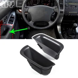 Car Front Inner Door Armrest Storage Box Organizer Container Holder Tray For Toyota Land Cruiser Prado FJ150 150 2003-2009