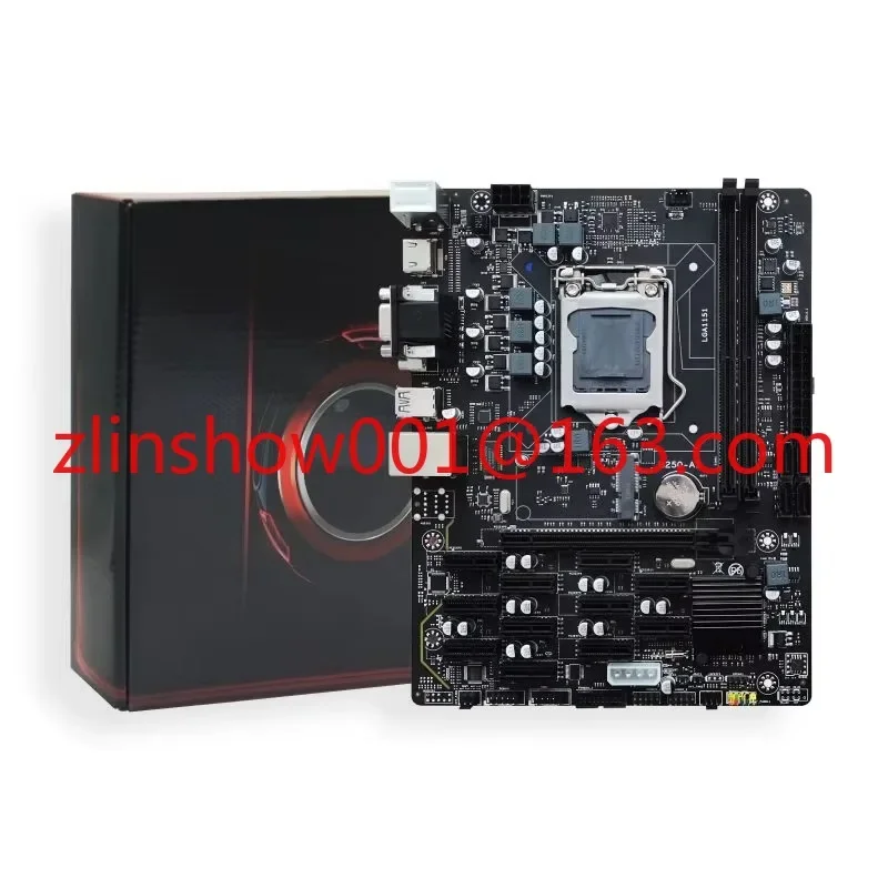 

B250 Expert Motherboard 12 Gpu Pcie Graphic Card Lga 1151 Mainboard 6,7,8,9th Corei7/i5/i3