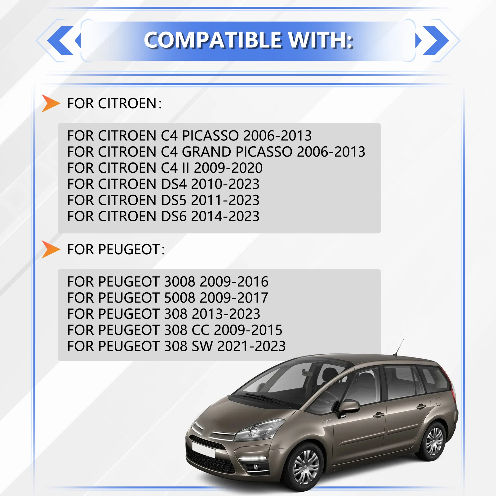 For Citroen C4 Grand DS4 Peugeot 3008 5008 Automatic Handbrake Switch Hold Button Combination Switch 7Pins 9659793877 9666405677