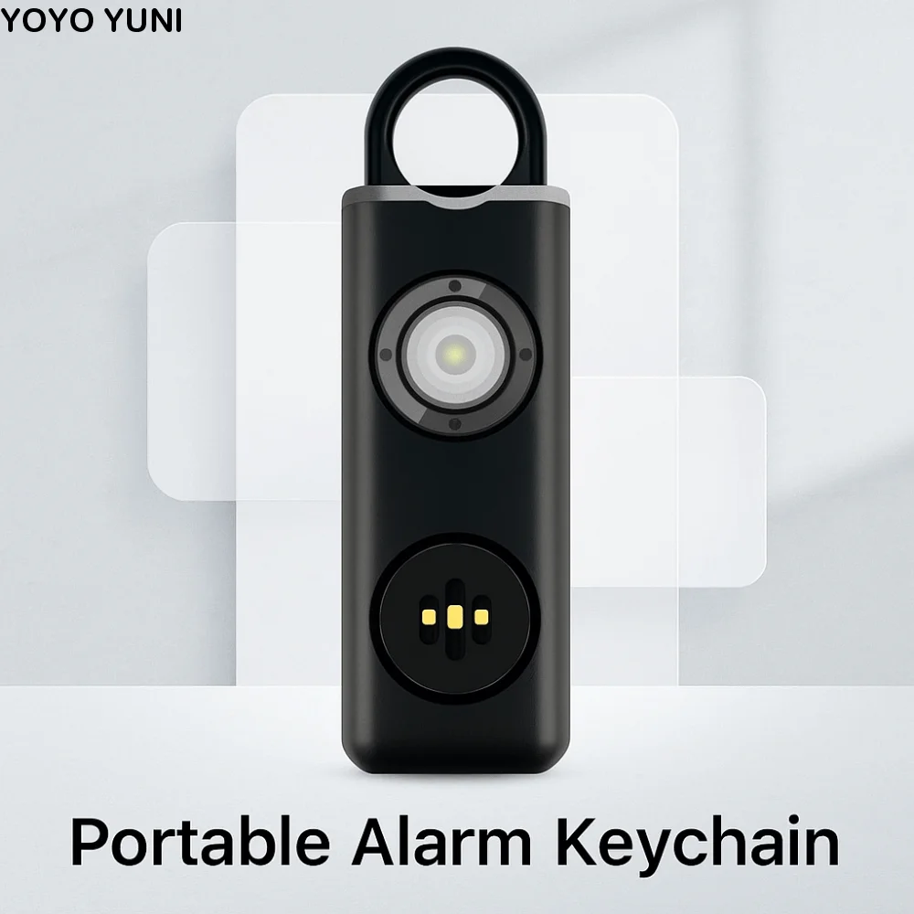 

130, безопасный звук, высокий дБ, персональная сигнализация, уведомление о низком заряде батареи с подвесным крючком, портативный брелок для сигнализации, светодиодный стробоскоп, портативный